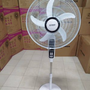 Rechargeable Table Fan With LED Light